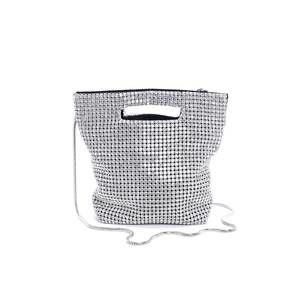 NEW EMM KUO women's montauk bag in silver